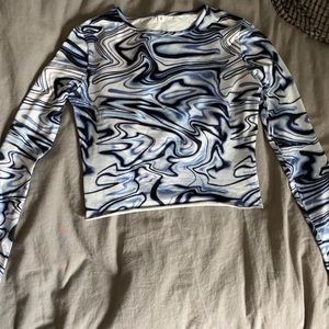 Shein Patterned Long Sleeve - great condition (never worn)